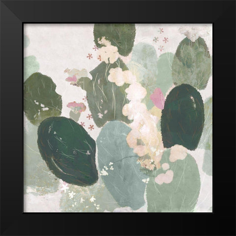 Tender Orchid III  Black Modern Wood Framed Art Print by Evelia