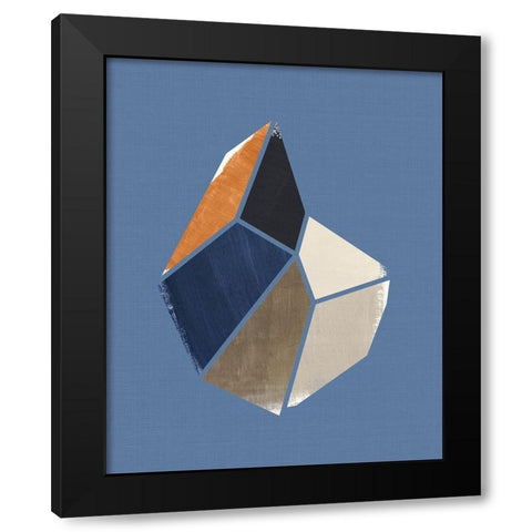 Moon Crystal I Black Modern Wood Framed Art Print by Leonard, Sarah