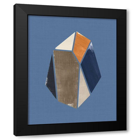 Moon Crystal II Black Modern Wood Framed Art Print by Leonard, Sarah