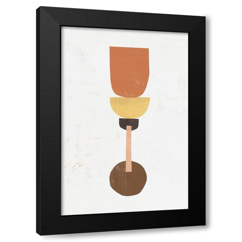 Magnitude of Balance II Black Modern Wood Framed Art Print by Leonard, Sarah