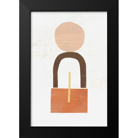 Magnitude of Balance III Black Modern Wood Framed Art Print by Leonard, Sarah