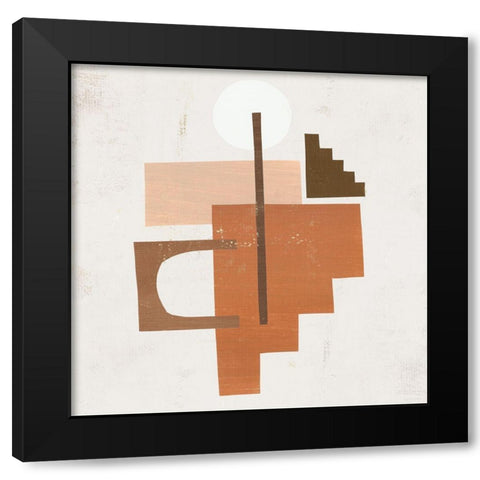 Emphasis I Black Modern Wood Framed Art Print by Leonard, Sarah