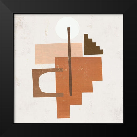 Emphasis I Black Modern Wood Framed Art Print by Leonard, Sarah