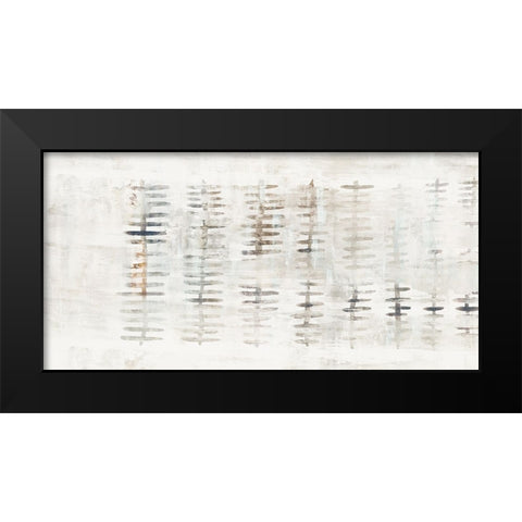Gleaning Black Modern Wood Framed Art Print by Leonard, Sarah