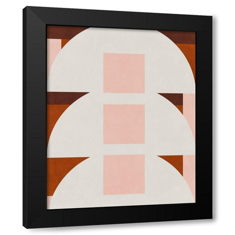 Echo of Love I  Black Modern Wood Framed Art Print with Double Matting by Leonard, Sarah