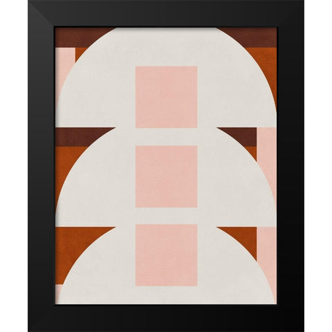 Echo of Love I  Black Modern Wood Framed Art Print by Leonard, Sarah