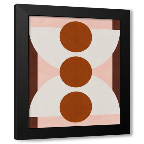Echo of Love II  Black Modern Wood Framed Art Print by Leonard, Sarah