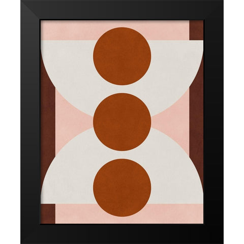 Echo of Love II  Black Modern Wood Framed Art Print by Leonard, Sarah