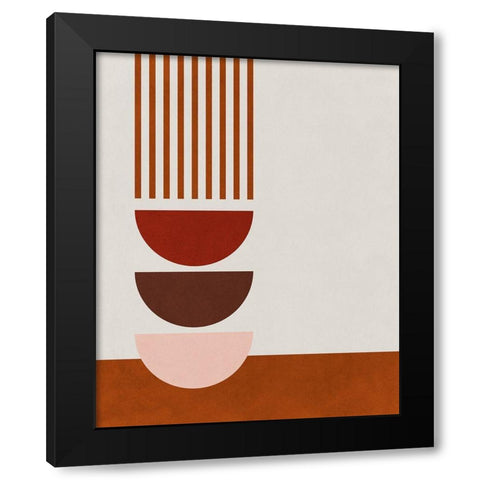 Echo of Love IV Black Modern Wood Framed Art Print by Leonard, Sarah