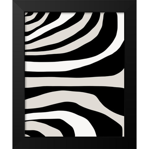 Painted Memory  Black Modern Wood Framed Art Print by Leonard, Sarah