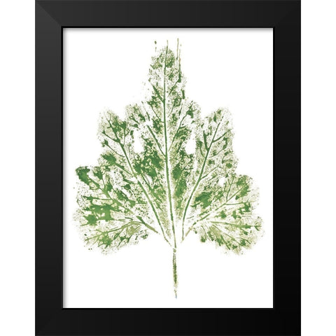 Beginning In Blue IX - Green Version  Black Modern Wood Framed Art Print by Evans, Amy