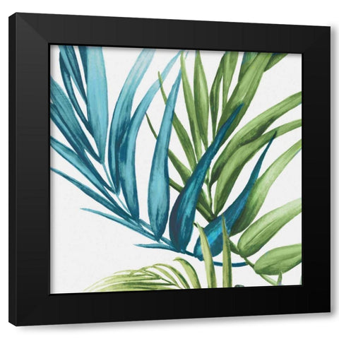 Palm Leaves IV Black Modern Wood Framed Art Print by Watts, Eva