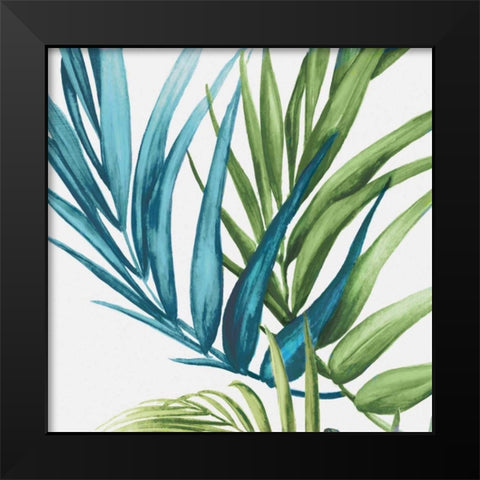 Palm Leaves IV Black Modern Wood Framed Art Print by Watts, Eva