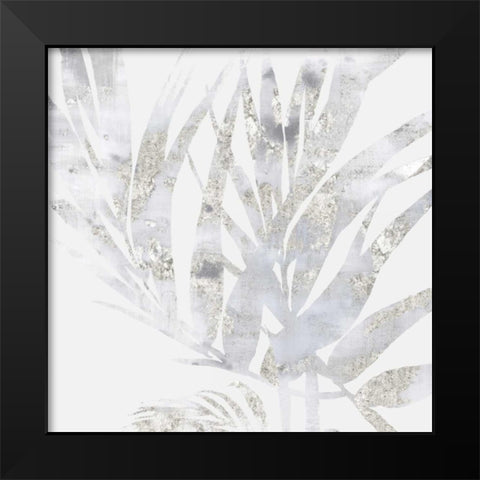 Faded Leaves I Black Modern Wood Framed Art Print by Watts, Eva