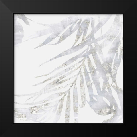 Faded Leaves II Black Modern Wood Framed Art Print by Watts, Eva