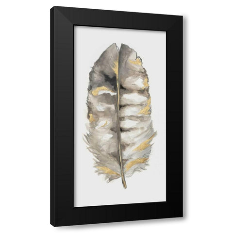 Secret Gold II Black Modern Wood Framed Art Print by Watts, Eva