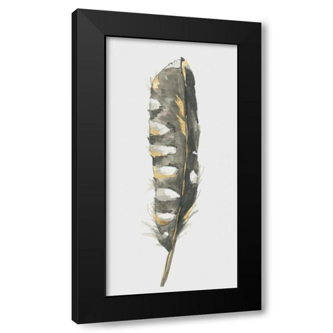 Secret Gold III Black Modern Wood Framed Art Print by Watts, Eva