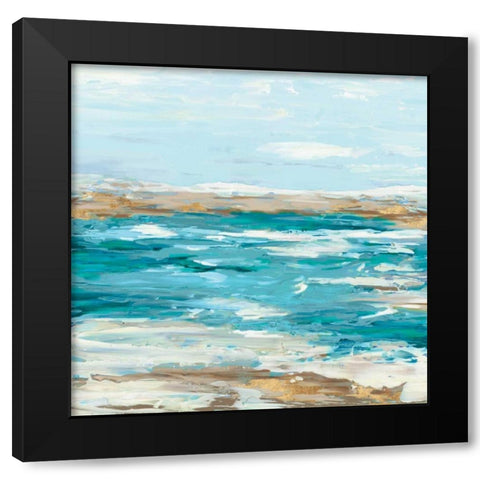 Sea Side III Black Modern Wood Framed Art Print by Watts, Eva