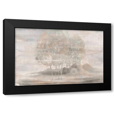 Mountainous  Black Modern Wood Framed Art Print by Watts, Eva