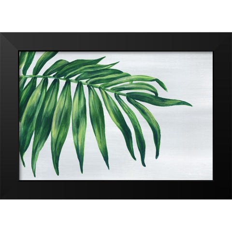 Tropical Leaf I  Black Modern Wood Framed Art Print by Watts, Eva