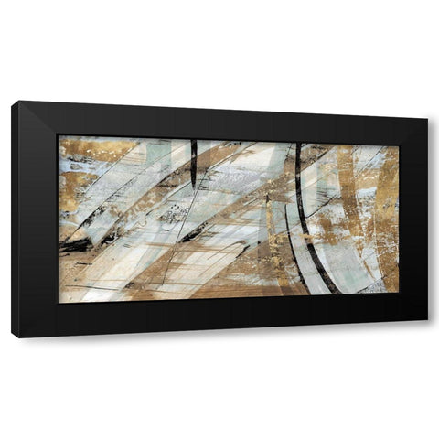Rhythm I Black Modern Wood Framed Art Print by Watts, Eva