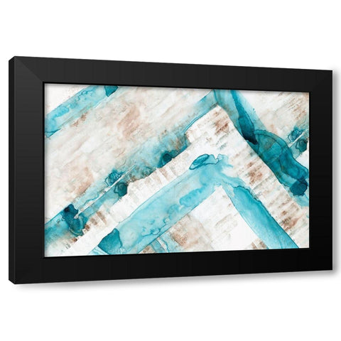 Ziggy Black Modern Wood Framed Art Print by Watts, Eva