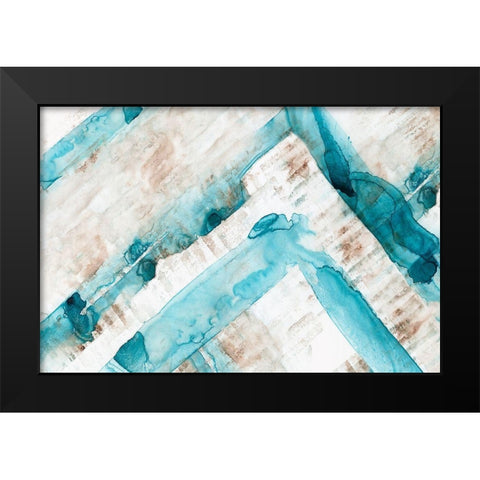Ziggy Black Modern Wood Framed Art Print by Watts, Eva