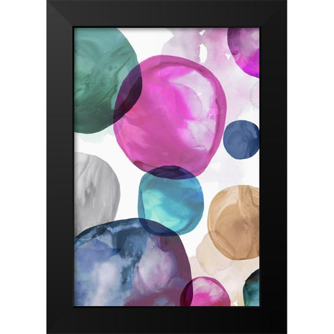 Multitude I Black Modern Wood Framed Art Print by Watts, Eva