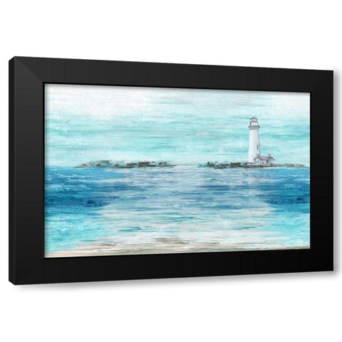 Coastal Lighthouse  Black Modern Wood Framed Art Print by Watts, Eva