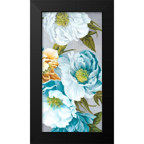 Chic Peony I  Black Modern Wood Framed Art Print by Watts, Eva