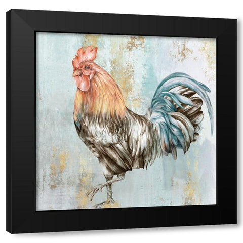 Crock-A-Doodle-Do II  Black Modern Wood Framed Art Print by Watts, Eva