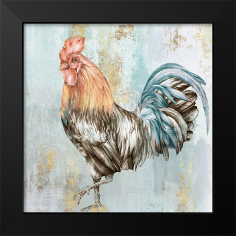 Crock-A-Doodle-Do II  Black Modern Wood Framed Art Print by Watts, Eva