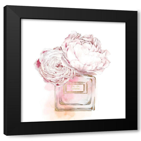 Eau de Toilette Gris  Black Modern Wood Framed Art Print by Watts, Eva