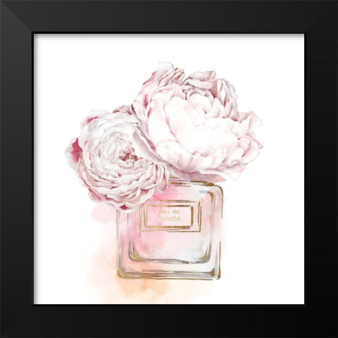 Eau de Toilette Gris  Black Modern Wood Framed Art Print by Watts, Eva