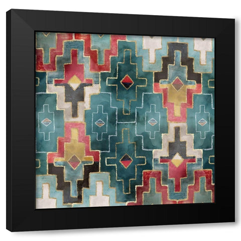 Urged I  Black Modern Wood Framed Art Print by Watts, Eva