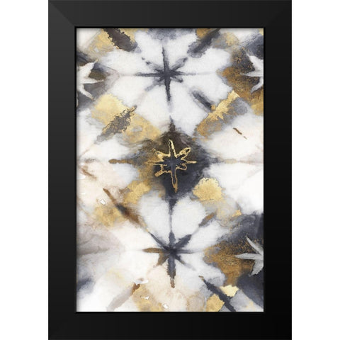 Tye Dye IV  Neutral Version  Black Modern Wood Framed Art Print by Watts, Eva