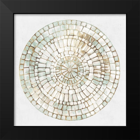 Concentric Ornate Black Modern Wood Framed Art Print by Watts, Eva