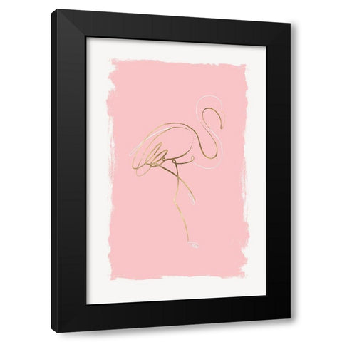 Graceful Bird I Black Modern Wood Framed Art Print by Watts, Eva