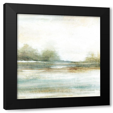 Land of Peace I Black Modern Wood Framed Art Print by Watts, Eva