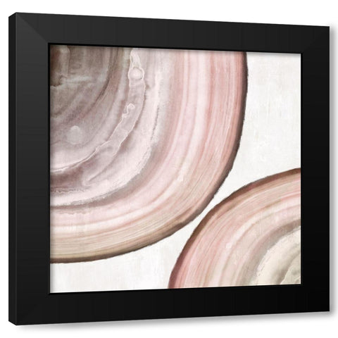 Endless Blue II Black Modern Wood Framed Art Print by Watts, Eva