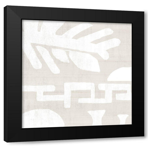 Summer Shadows II Black Modern Wood Framed Art Print with Double Matting by Watts, Eva