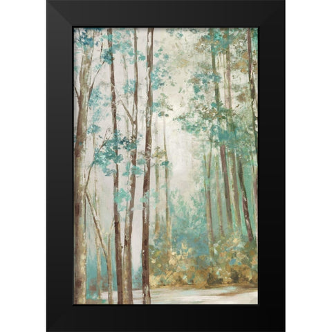 Deep Forest  Black Modern Wood Framed Art Print by Watts, Eva