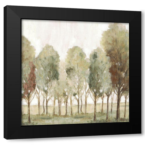 Silent Fall I  Black Modern Wood Framed Art Print by Watts, Eva