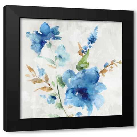 Breath of the Spring II Black Modern Wood Framed Art Print with Double Matting by Watts, Eva