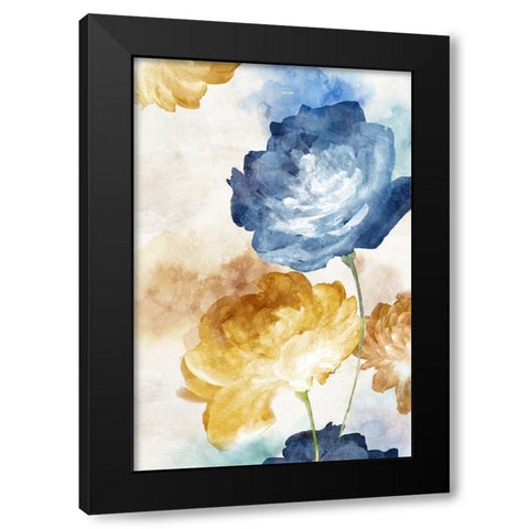 While we Bloom II Black Modern Wood Framed Art Print with Double Matting by Watts, Eva