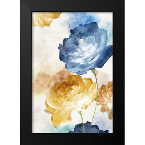 While we Bloom II Black Modern Wood Framed Art Print by Watts, Eva