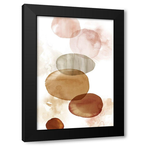 Floating Up I Black Modern Wood Framed Art Print with Double Matting by Watts, Eva