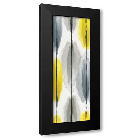Lemon Droplets II Black Modern Wood Framed Art Print by Watts, Eva