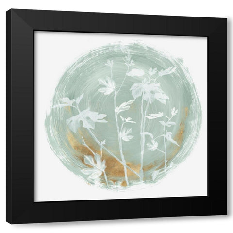 Wallflower Heart III Black Modern Wood Framed Art Print by Watts, Eva