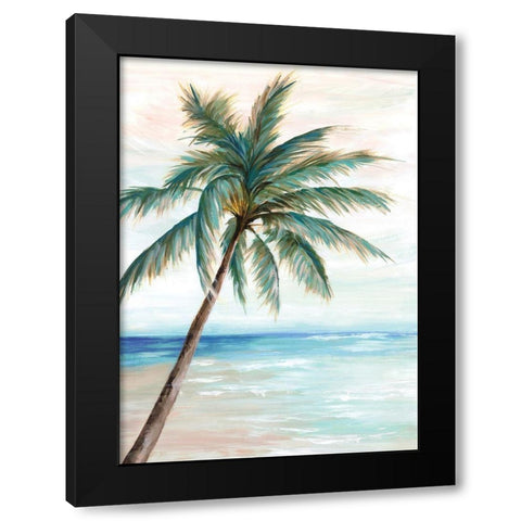 Hawaii Beach I  Black Modern Wood Framed Art Print with Double Matting by Watts, Eva